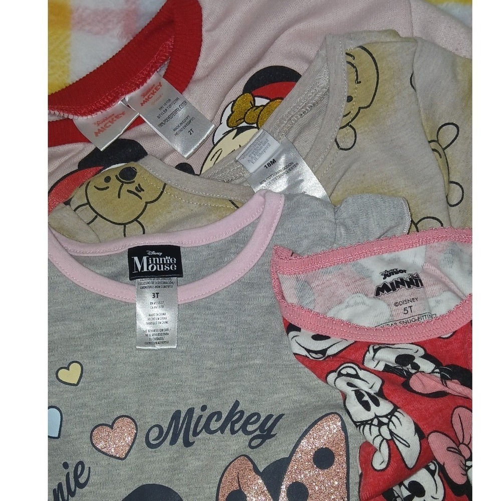 Disney Toddler Clothing Lot Mickey Minnie Winnie Pooh 18M 2T 3T 5T 6pc Bundle - Picture 7 of 8